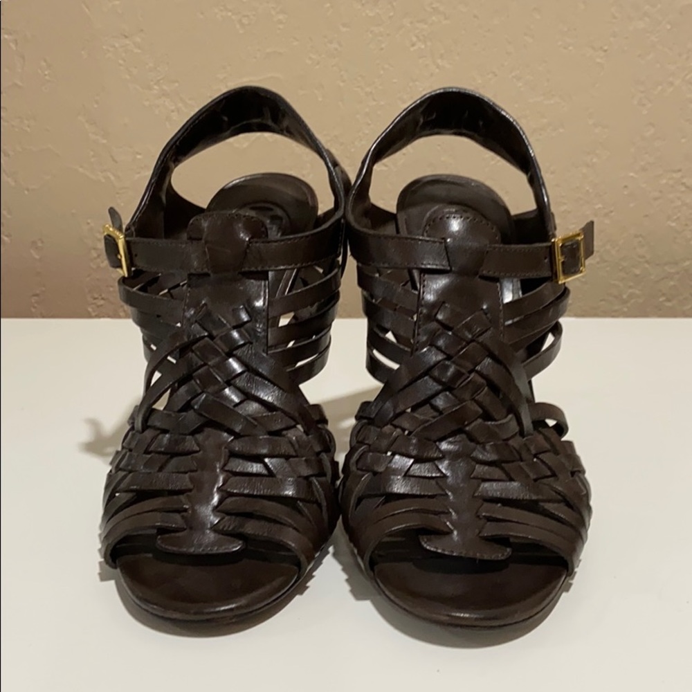 TORY BURCH WOVEN STILETTO SANDAL size 8